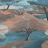 Non-woven wallpaper forest trees Asia petrol brown 10433-19 3
