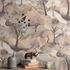 Non-woven wallpaper forest trees Asia brown beige 10433-32 1
