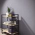 Non-woven wallpaper plain plaster look grey 10434-10 1