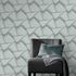 Non-woven wallpaper graphic green grey metallic 10401-24 5