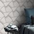 Non-woven wallpaper graphic taupe cream metallic 10401-37 1