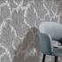 Vliestapete Floral Marmor Grau Silber Metallic 10402-10 Zimmer 1
