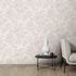 Non-woven wallpaper floral cream beige metallic 10402-14 5