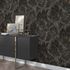 Non-woven wallpaper floral brown gold metallic 10402-15 1