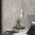 Non-woven wallpaper floral brown grey metallic 10402-37 5