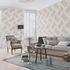 Non-woven wallpaper triangles taupe cream metallic 10404-37 1