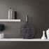 Non-woven wallpaper textile look black metallic 10437-15 1