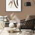 Non-woven wallpaper textile look gold metallic 10437-30 1