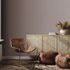 Non-woven wallpaper textile look brown metallic 10437-37 1