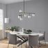 Non-woven wallpaper textile look grey metallic 10437-47 1