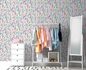 Vliestapete Aquarell Floral Weiß Bunt 39606-1 Zimmer 6