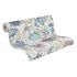 Vliestapete Blüten Aquarell Weiß Grau Blau 39695-3 Rolle 4