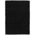 Living Room Rug Shaggy Fancy Plain Black 1