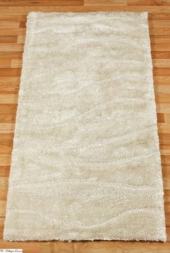 Designer carpet JOY deep pile Shaggy white Astra
