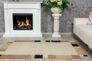 Carpet Milano woven carpet border graphic beige brown 3