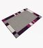 Carpet Milano woven carpet border graphic purple gray 2