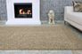 Shaggy carpet living room fancy beige plain 3