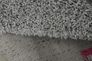 Fancy Shaggy Basic Rug High Pile Silver Gray Plain 2