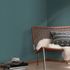 Non-woven wallpaper Elle textured plain petrol 10444-19 9