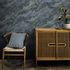 Vliestapete Elle Wellen Blau Gold Metallic 10447-08 Raum 1