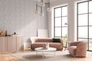 Vliestapete Daniel Hechter Fliesen Beige Silber Metallic Raum 1