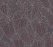 Vliestapete Daniel Hechter Blattmuster Lila Grau Metallic 2