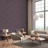 Vliestapete Daniel Hechter Blattmuster Lila Grau Metallic Zimmer 5