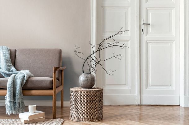 Wallpaper Daniel Hechter plain structure beige