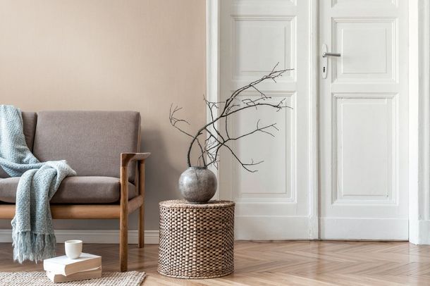 Vliestapete Daniel Hechter Einfarbig Struktur Beige Grau Zimmer