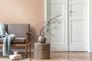 Wallpaper Daniel Hechter plain structure orange cream 1