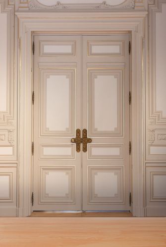 Digital print Daniel Hechter door Paris beige cream