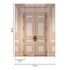 Digital print Daniel Hechter door Paris beige cream 2