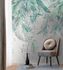 Photo Wallpaper Leaf Pattern Tropical grey Green 39819-1 1