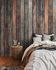 Photo wallpaper wood look shabby brown blue 39832-1 1