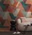 Photo wallpaper graphic pattern retro orange green 39837-1 1