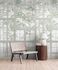 Photo wallpaper bamboo window 3D look cream green 39846-1 1