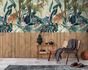 Photo Wallpaper Animals Floral Panels Beige Green 39853-1 1