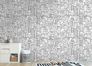 Photo Wallpaper Houses Outlines City White Black 39860-1 1