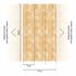 Fototapete Retro Muster Textiloptik Orange Beige 39868-1 Detail 3
