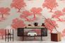 Photo Wallpaper Trees Asian Forest Cream Red 39876-1 1