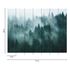 Fototapete Wald Landschaft Nebel Grün Blau 39898-1 Detail 3