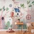 Fototapete Kinder Motiv Baumhäuser Creme Grün 39906-1 Raum 1