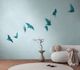 Fototapete Himmel Wolken Vögel Aquarell Blau 39923-1 Zimmer 3
