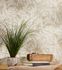 Non-woven wallpaper leaves cream beige metallic 78203-2 1
