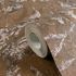 Vliestapete Blattmuster Braun Beige Metallic 78203-4 Detail 5