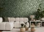 Vliestapete Blattmuster Grün Gold Metallic 78203-6 Wohnzimmer 6