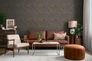 Non-woven wallpaper ethnic textile look blue brown 78204-3 6