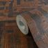 Non-woven wallpaper ethnic textile look black brown 78204-6 4