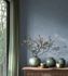 Non-woven wallpaper texture plain blue grey gloss 78227-4 1