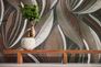 Vliestapete Floral Abstrakt Braun Grau Metallic 78655-3 Zimmer 1